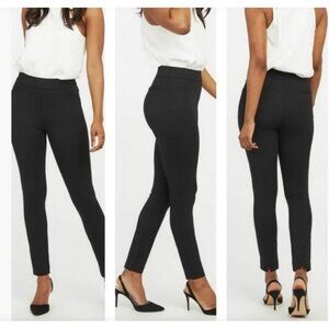 SPANX The Perfect Pant Ankle Back Seam Skinny 20251T, Black, Size S, EUC